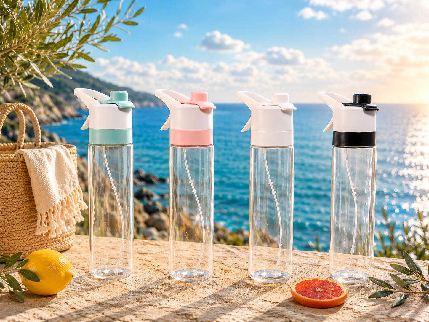 FreshUp 2-in-1 Trinkflasche mit Sprühfunktion