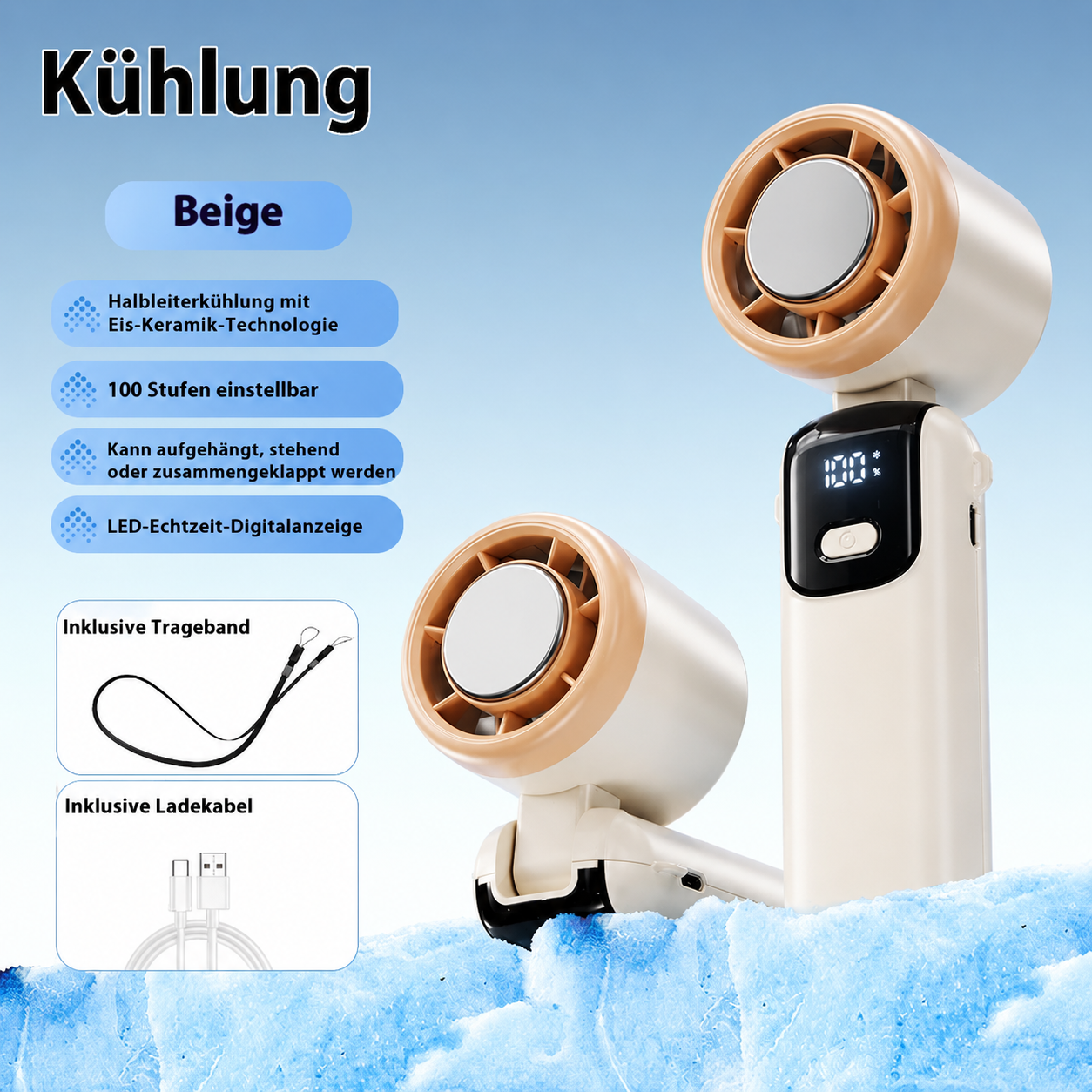 FreshUp IceFan – Deine persönliche Abkühlung auf Knopfdruck