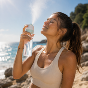 FreshUp 2-in-1 Trinkflasche mit Sprühfunktion