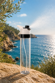 FreshUp 2-in-1 Trinkflasche mit Sprühfunktion